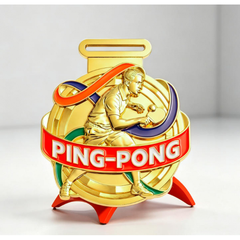 Table Tennis Championships - Customized Table Tennis Medals For School
