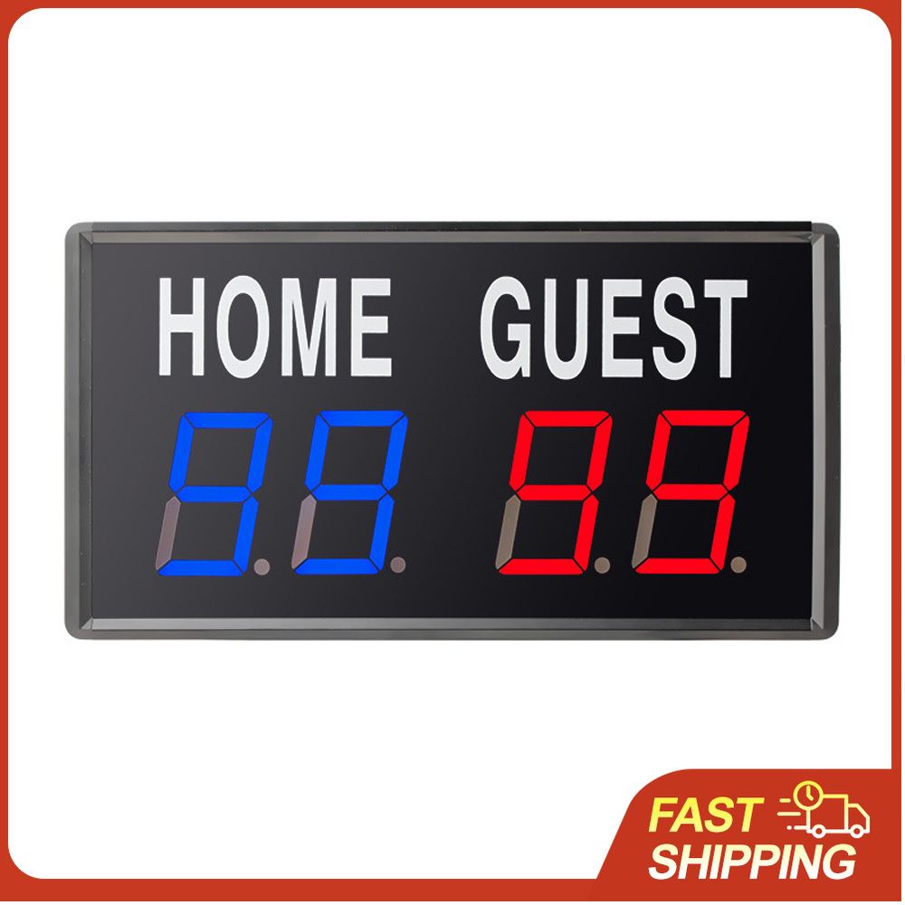 Table Tennis Score - 4-Digit LED Electronic Score Keeper Scoreboard