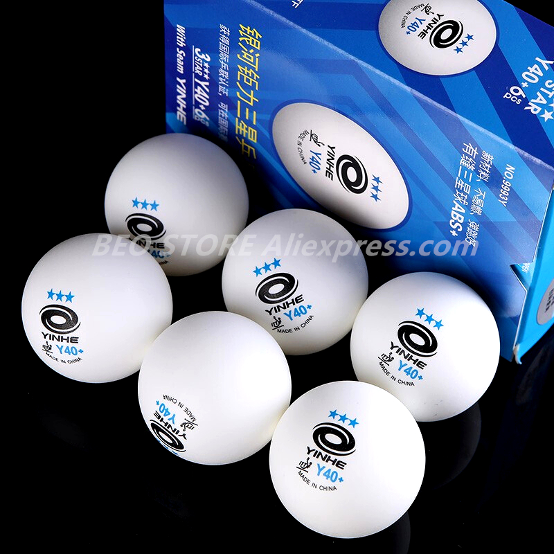Table Tennis Hong Kong - 60 balls YINHE 3-star Y40+ H40+