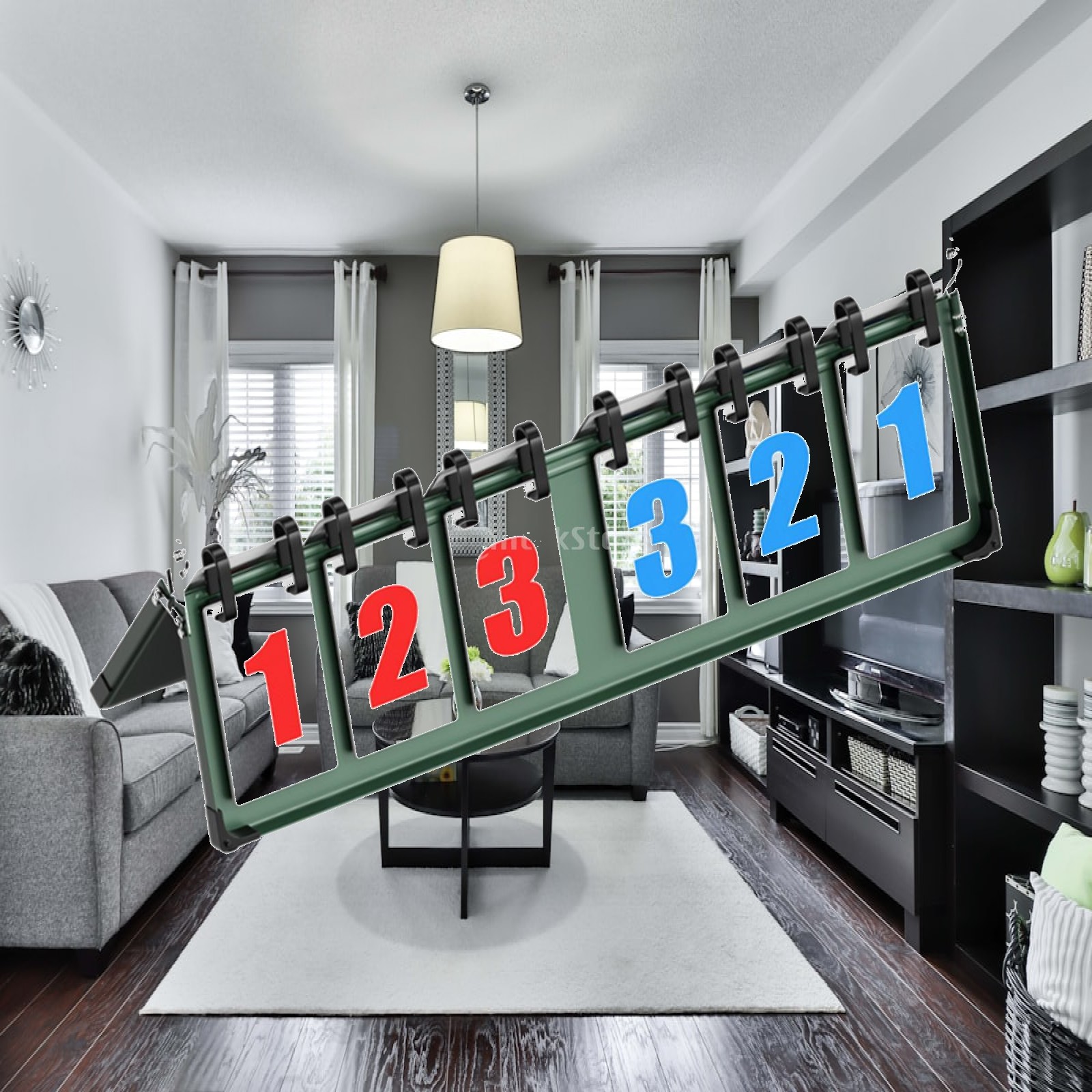 Table Tennis Score - Team Flip Score Board Portable Scoring