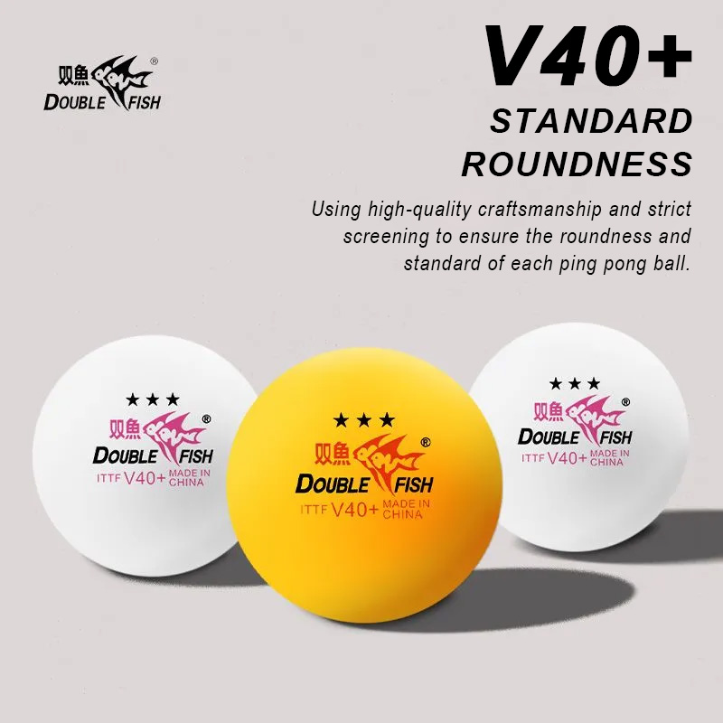 Table Tennis Hong Kong - DOUBLE FISH 3 Star V40+ 30/50/100