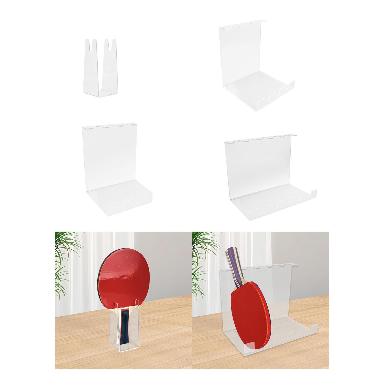 Table Tennis Dimension - Table Tennis Racket Display Stand Acrylic