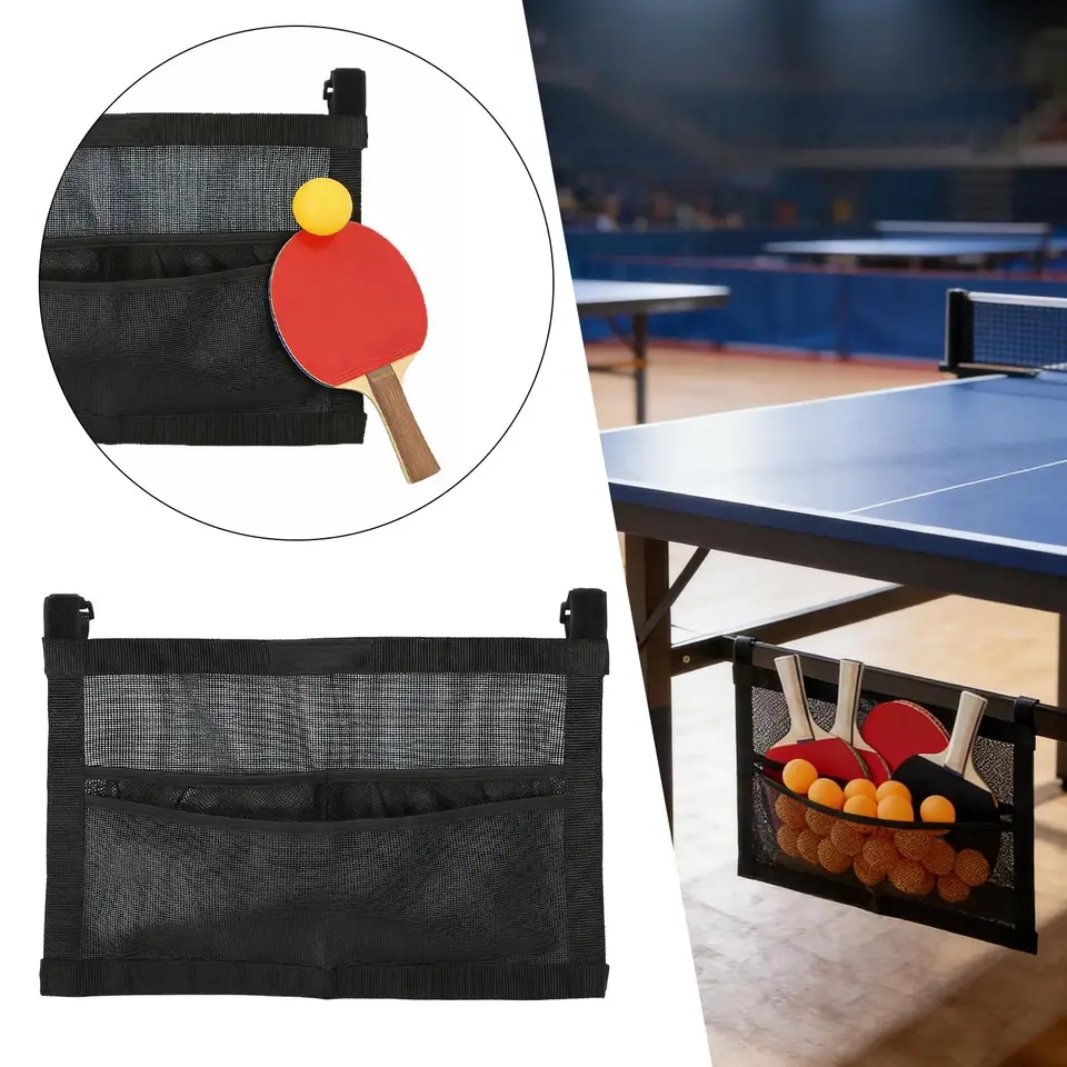 Table Tennis Zone - New Mesh Pingpong Ball Holder Large