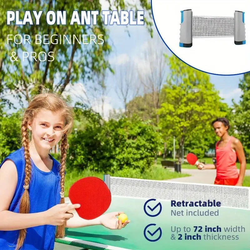 Portable Table Tennis Net Expa - Table Tennis Dimension 评论和价格
