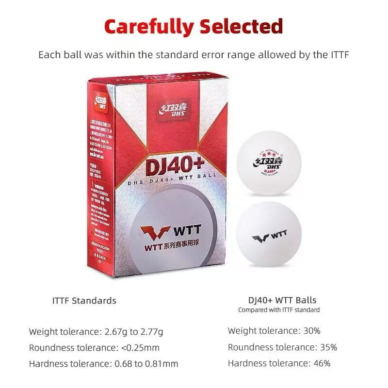 DHS Table Tennis Balls  3 Star - Table Tennis In Olympics 评论和价格