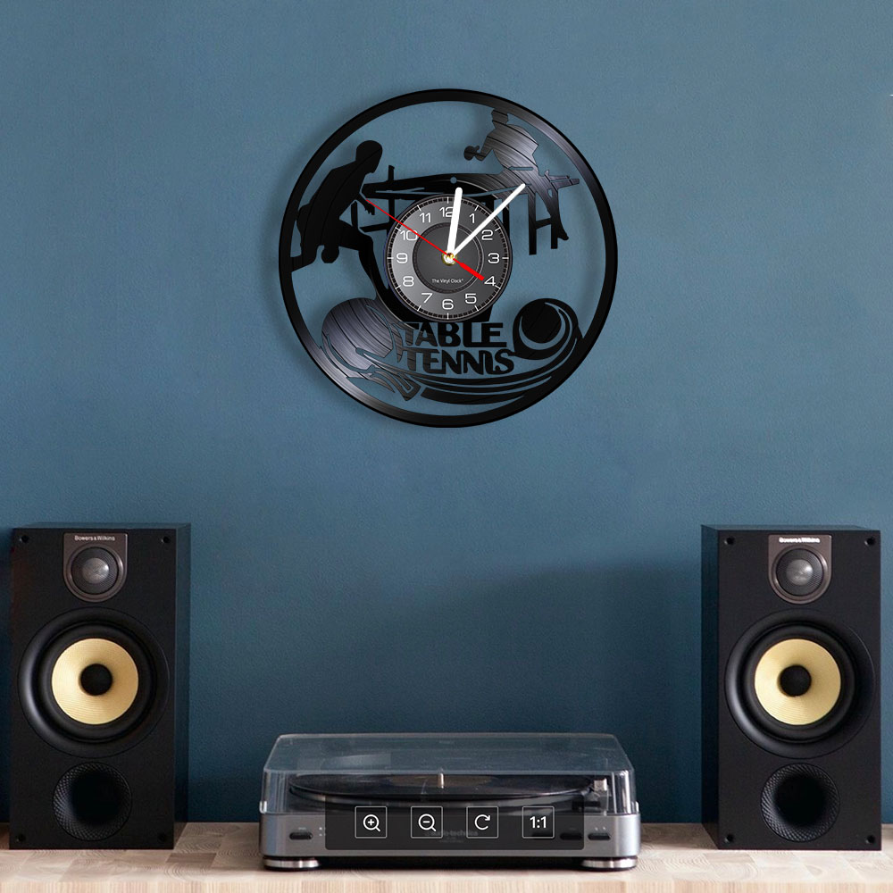 Table Tennis Wall Clock Table  - Table Tennis Dimension 评论和价格