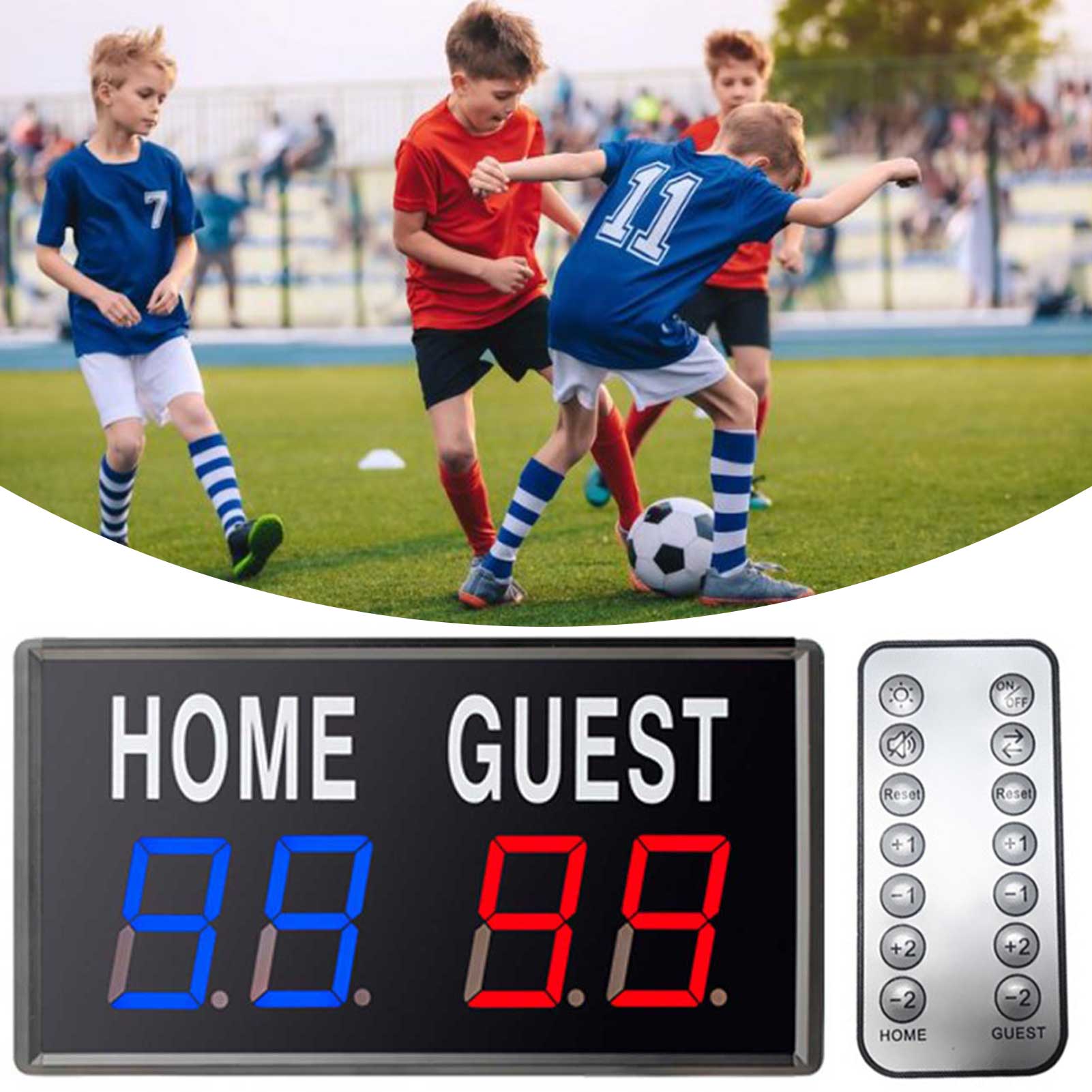 4-Digit LED Electronic Score K - Table Tennis Score 评论和价格
