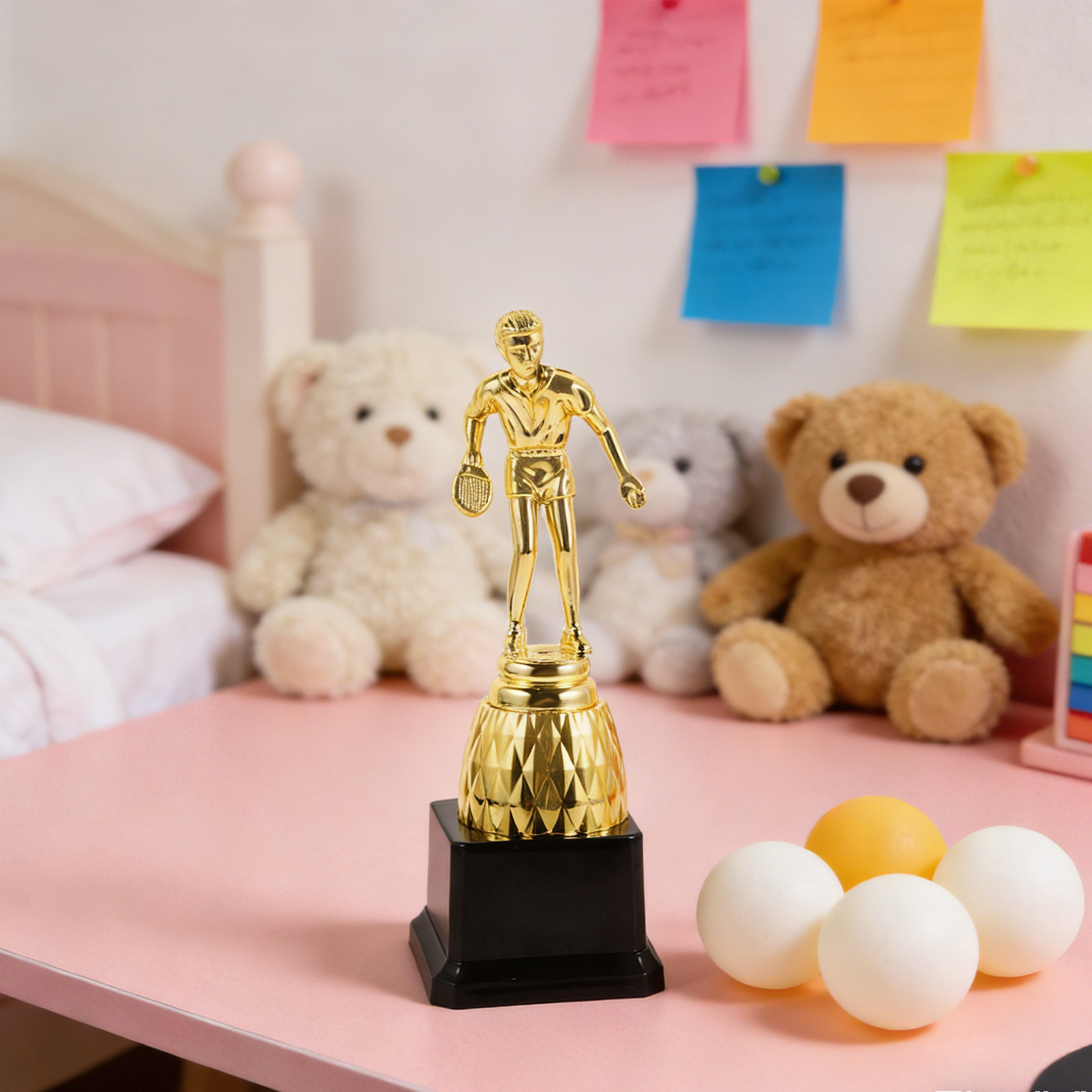 Plastic Pong Award Trophy for  - Table Tennis Championships 评论和价格