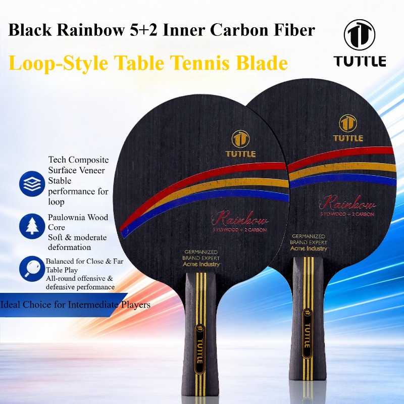 TUTTLE Black Rainbow Inner Car - Table Tennis Player 评论和价格