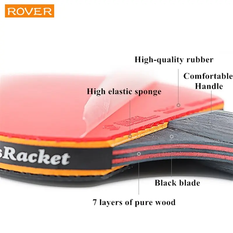 5/6 Star Table Tennis Racket 2 - Table Tennis Hong Kong 评论和价格