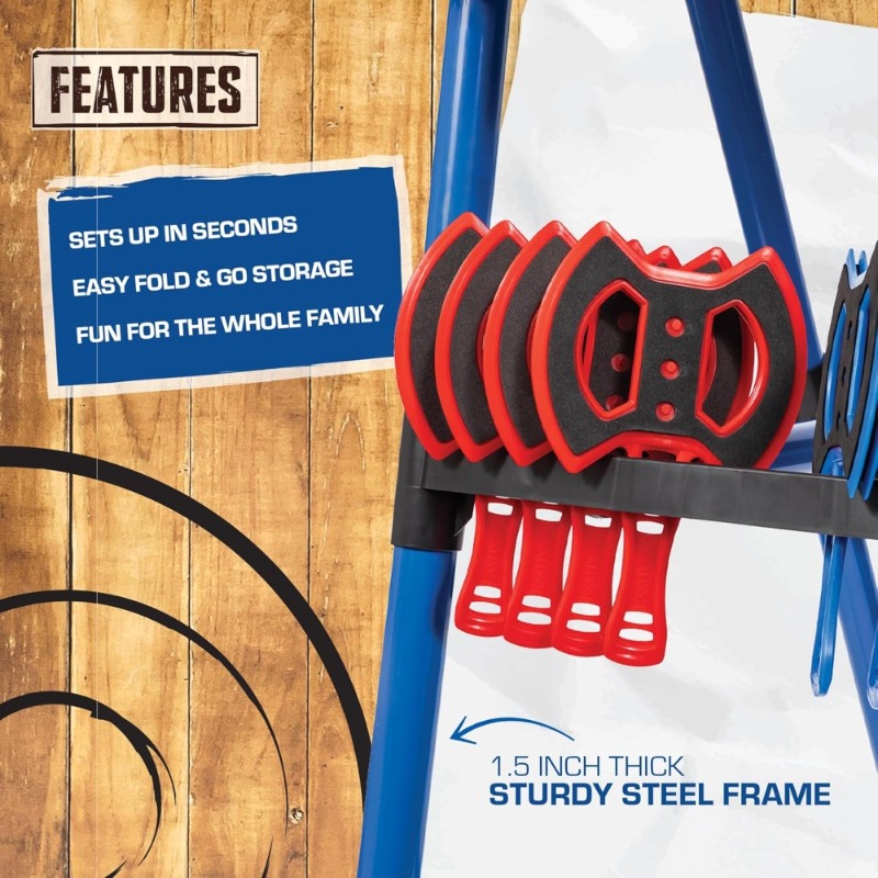 Steel Frame Axe Throwing Targe - Practice Target Board 评论和价格