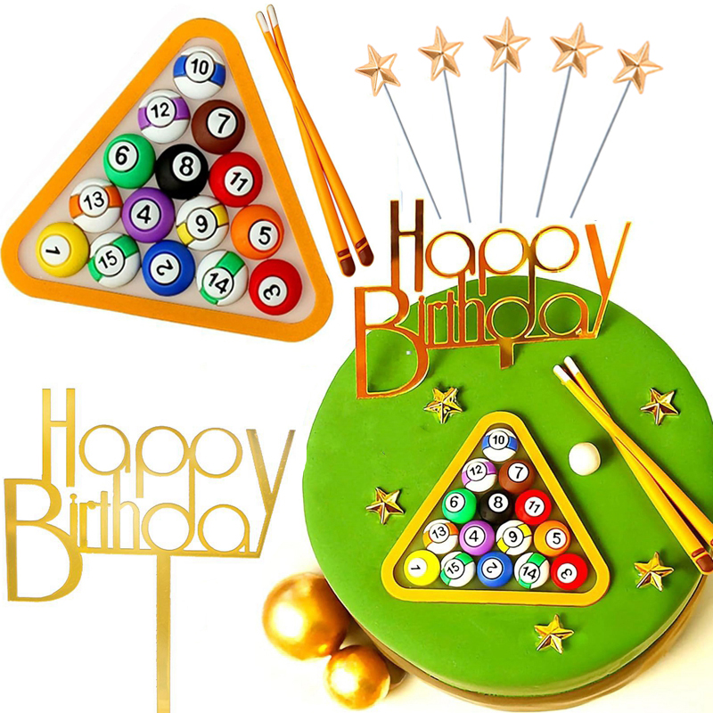 Billiard Ball Cake Decoration  - Table Tennis Single 评论和价格