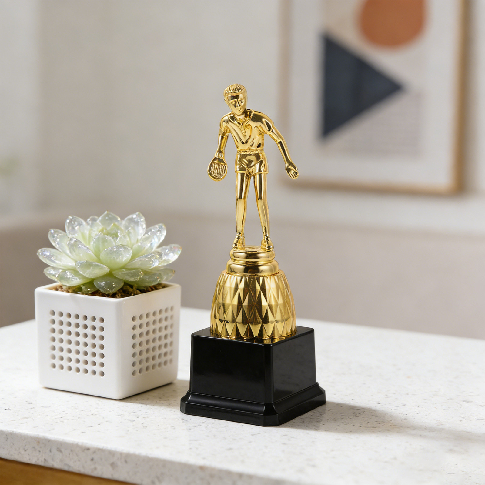 Ping Pong Award Trophy Plastic - Table Tennis Championships 评论和价格