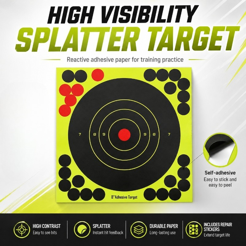 Fluorescent Splash Effect Targ - Practice Target Board 评论和价格