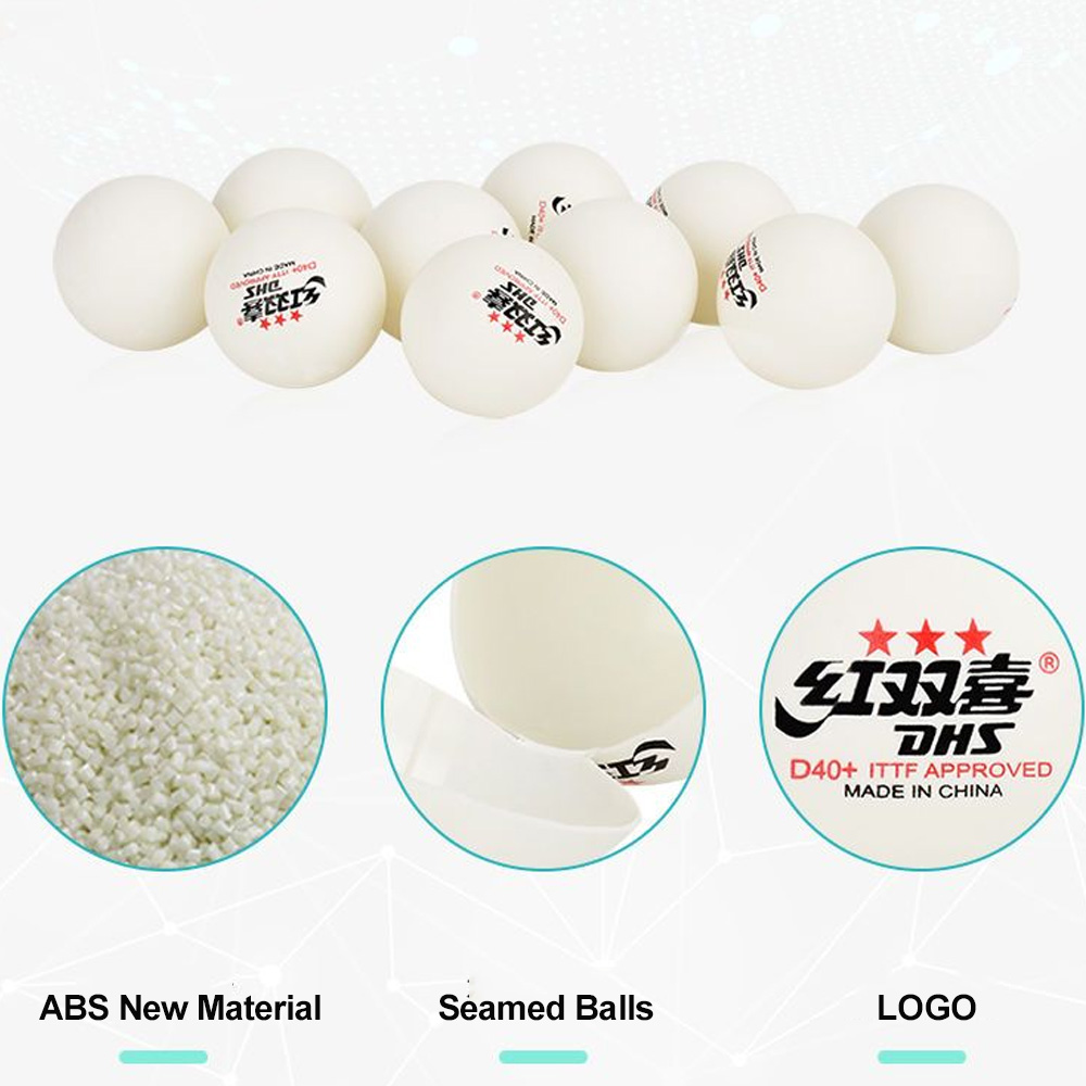 DHS D40+ DJ40+ Ping Pong Balls - Table Tennis Single 评论和价格