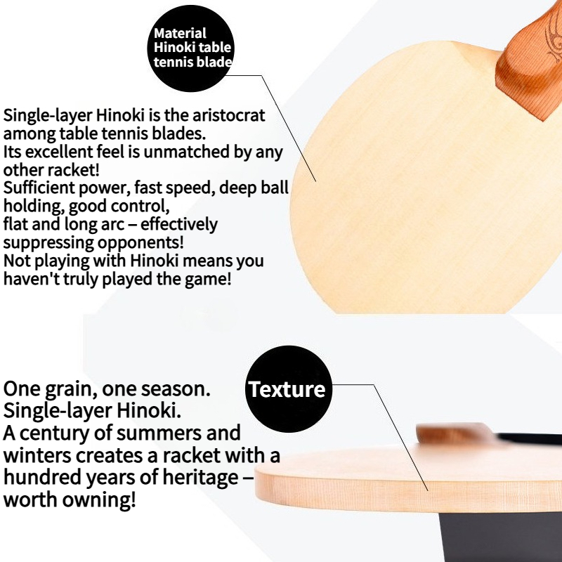 Shenlongmu 1-Ply Hinoki Table  - Table Tennis Single 评论和价格